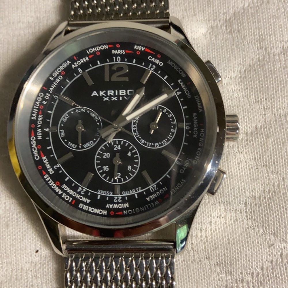 Akribos-XXIV-AK716SSB Explorer - Picture 2 of 8